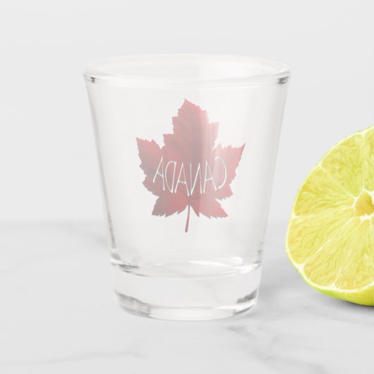 Canada Shot Glasses Canada Maple Leaf Souvenir Schnapsglas (Rückseite)