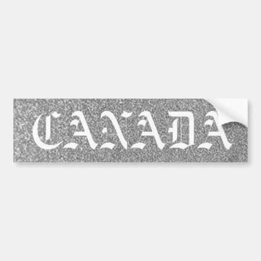Canada silber autoaufkleber (Vorne)