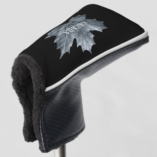 CANADA SILVER MAPLE LEAF GOLF HEADCOVER (3/4 Vorderseite)