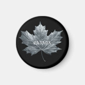 CANADA SILVER MAPLE LEAF MAGNET (Vorne)