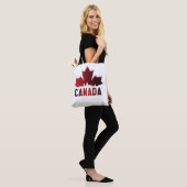 Canada Skyline Gradient Maple Leaf Patriotic Tasche (Am Model)