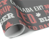 Canada Slang Subway Art Geschenkpapier (Rolleneckpunkt)