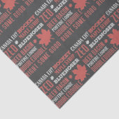 Canada Slang Subway Art Seidenpapier (Detail)