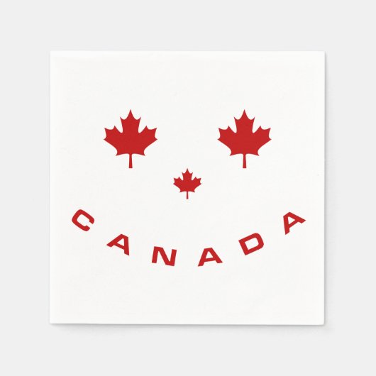 Canada Smile Napkins Serviette (Vorderseite)