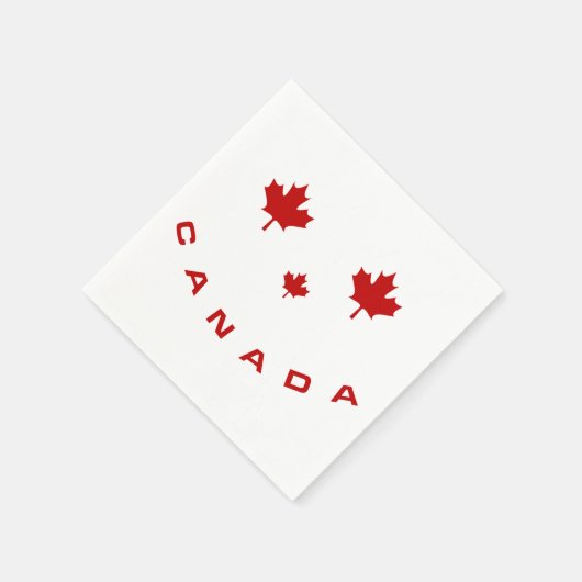 Canada Smile Napkins Serviette (Ecke)