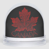 Canada Snow Globe Personalized Canada Snow Globes Schneekugeln (Vorderseite)