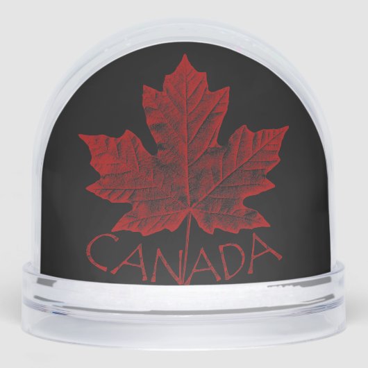Canada Snow Globe Personalized Canada Snow Globes Schneekugeln (Vorderseite)