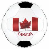 Canada Soccer Ball Personalisiert Canada Flag Game (Vorderseite)