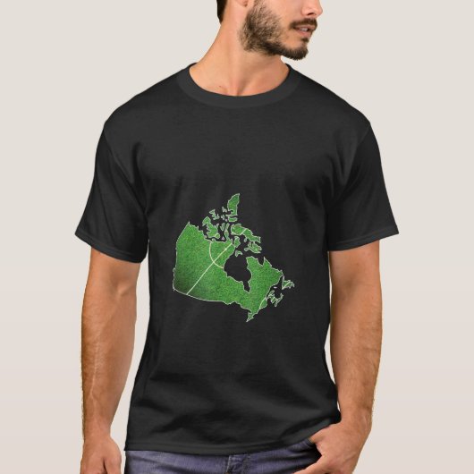 Canada Soccer Football Court T-Shirt (Vorderseite)