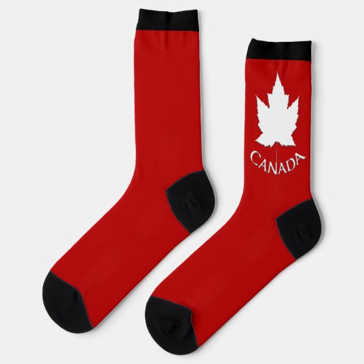 Canada Socks Canada Souvenir Socks Customize Socken (Linkes Detail)