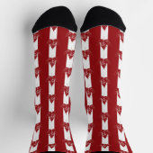 Canada Socks Cool Canada Socks Custom Souvenir Socken (Oben)