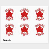 Canada Souvenir 150 Stickers Maple Leaf Stickers (Blatt)
