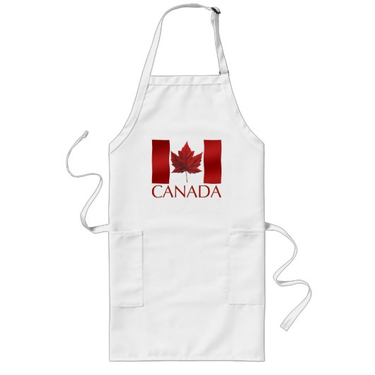 Canada Souvenir Apron Canada Maple Leaf Souvenir Lange Schürze (Vorne)