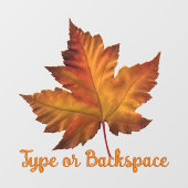 Canada Souvenir Aufkleber Custom Maple Leaf Decal (Blatt)