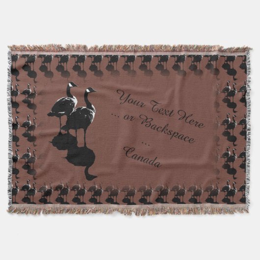 Canada Souvenir Blanket Canada Goose Throw Blanket Decke (Vorderseite)