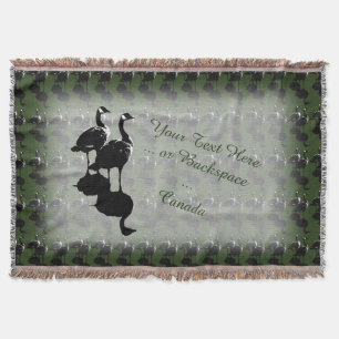 Canada Souvenir Blanket Canada Goose Throw Blanket Decke