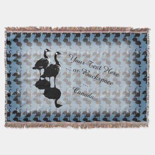 Canada Souvenir Blanket Canada Goose Throw Blanket Decke (Vorderseite)