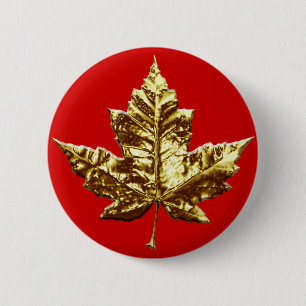 Canada Souvenir Button Gold Medal Canada Buttons