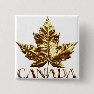 Canada Souvenir Button Gold Medal Canada Buttons