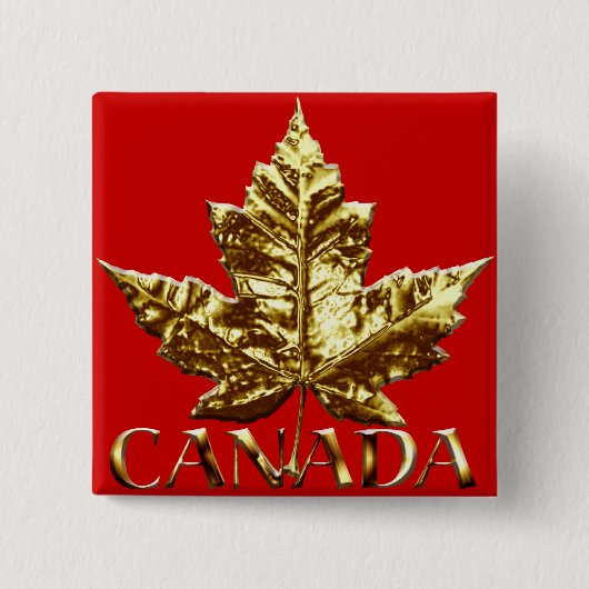 Canada Souvenir Button Gold Medal Canada Buttons (Vorderseite)