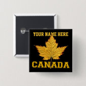 Canada Souvenir Button Varsity Canada Buttons Butt (Vorne & Hinten)