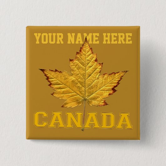Canada Souvenir Button Varsity Canada Buttons Butt (Vorderseite)