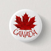 Canada Souvenir Buttons Canada Flag Maple Leaf But (Vorderseite)