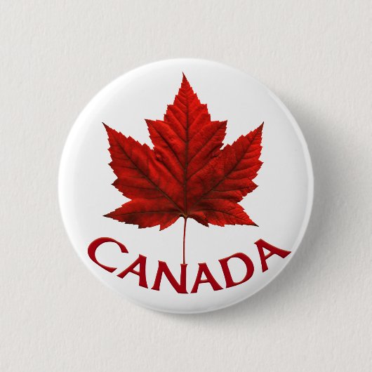 Canada Souvenir Buttons Canada Flag Maple Leaf But (Vorderseite)