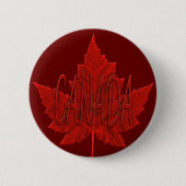 Canada Souvenir Buttons Canada Maple Leaf Button (Vorderseite)