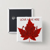 Canada Souvenir Buttons Personalisiert Canada Butt (Vorne & Hinten)