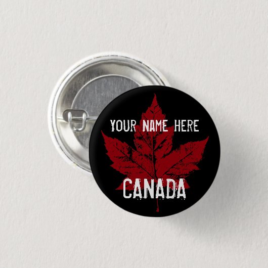 Canada Souvenir Buttons Personalisiert Canada Butt (Vorne & Hinten)