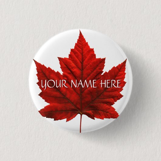 Canada Souvenir Buttons Personalisiert Canada Butt (Vorderseite)