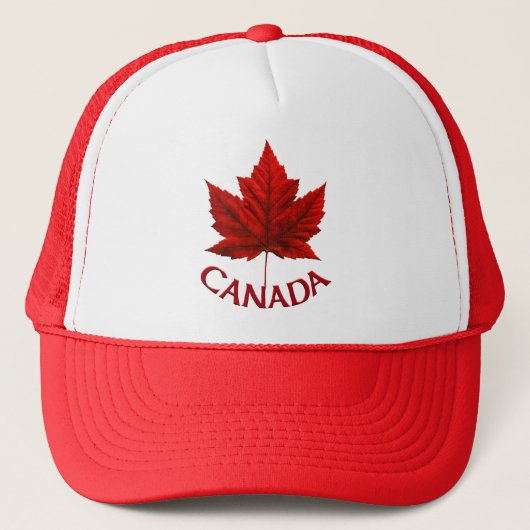 Canada Souvenir Caps & Canada Flag Hats Truckerkappe (Vorderseite)