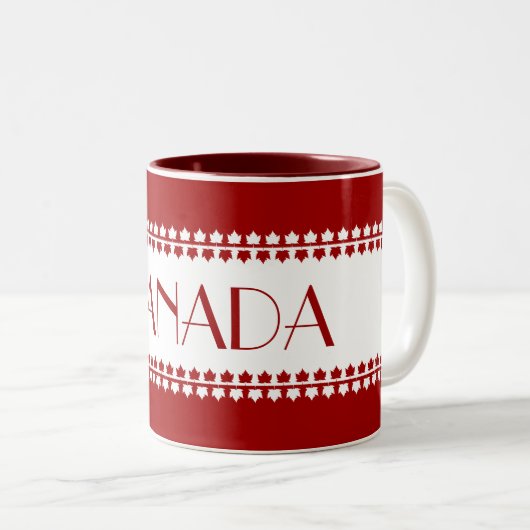 Canada Souvenir Coffee Cup Custom Canada Tasse (VorderseiteRechts)