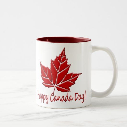 Canada Souvenir Coffee Cup Happy Canada Day Tasse (Rechts)
