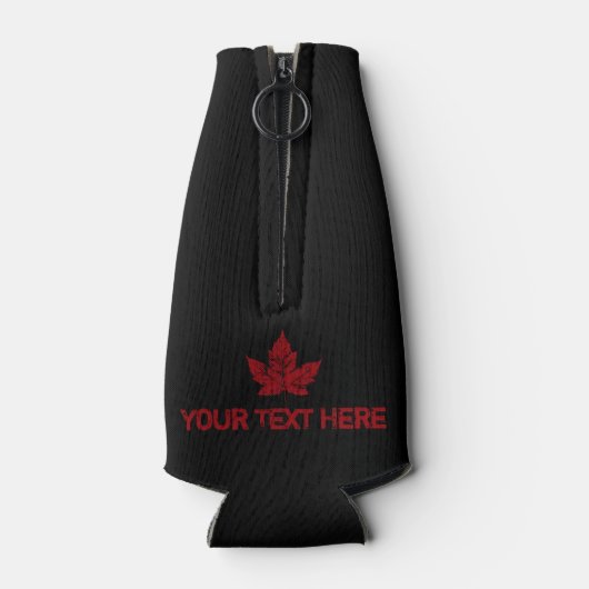 Canada Souvenir Flasche Cooler Personalisiert Flaschenkühler (Rückseite)