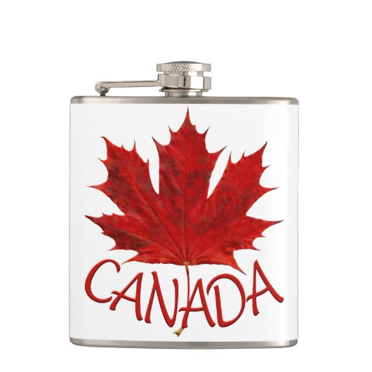 Canada Souvenir Flask Canada Flag Drink Flask Gesc Flachmann (Vorderseite)
