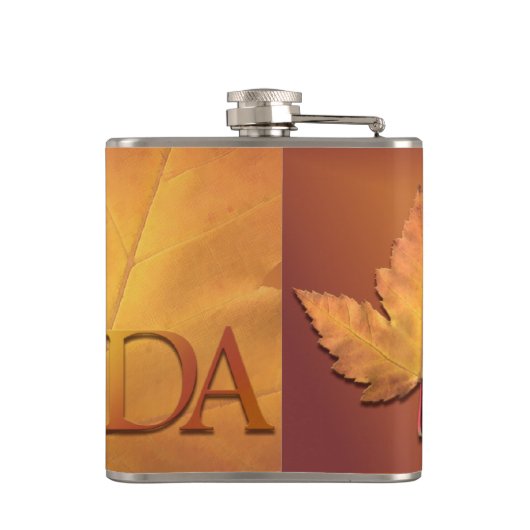 Canada Souvenir Flask Canada Flag Drink Flask Gesc Flachmann (Rückseite)