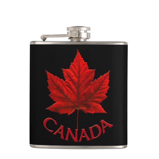 Canada Souvenir Flask Canada Flag Drink Flask Gift Flachmann (Vorderseite)