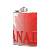 Canada Souvenir Flask Canada Flag Drink Flask Gift Flachmann (Links)