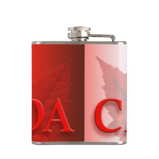 Canada Souvenir Flask Canada Flag Drink Flask Gift Flachmann (Rückseite)