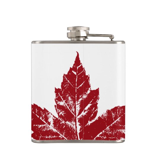 Canada Souvenir Flask Cool Canada Drink Flask Gesc Flachmann (Rückseite)
