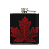 Canada Souvenir Flask Cool Canada Drink Flask Gesc Flachmann (Rückseite)