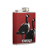 Canada Souvenir Flask Custom Canada Goose Flask Flachmann (Rechts)