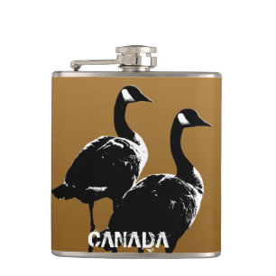 Canada Souvenir Flask Custom Canada Goose Flask Flachmann