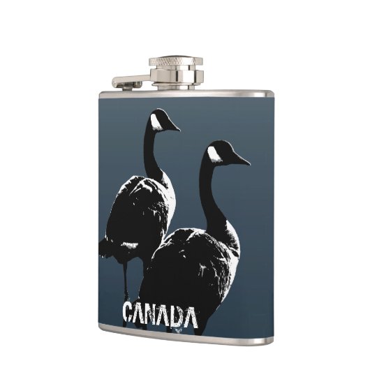 Canada Souvenir Flask Custom Canada Goose Flask Flachmann (Links)