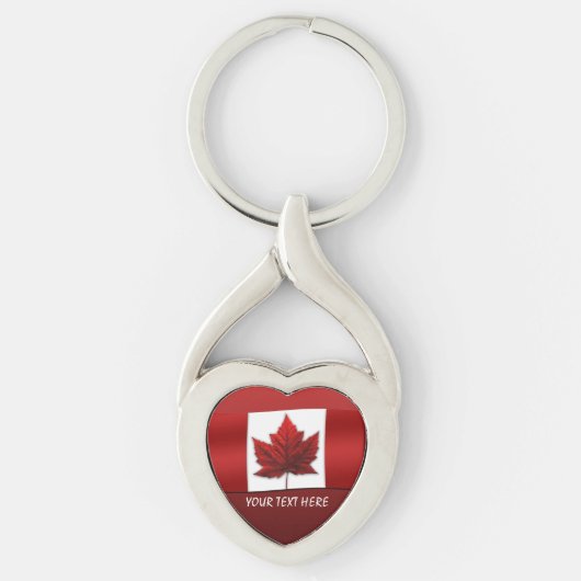 Canada Souvenir Key Chains Custom Canada Flag Gesc Schlüsselanhänger (Vorderseite)