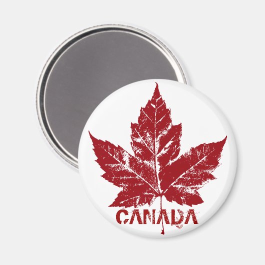 Canada Souvenir Kühlschrankmagnet Canada Maple Lea (Vorderseite/Rückseite)