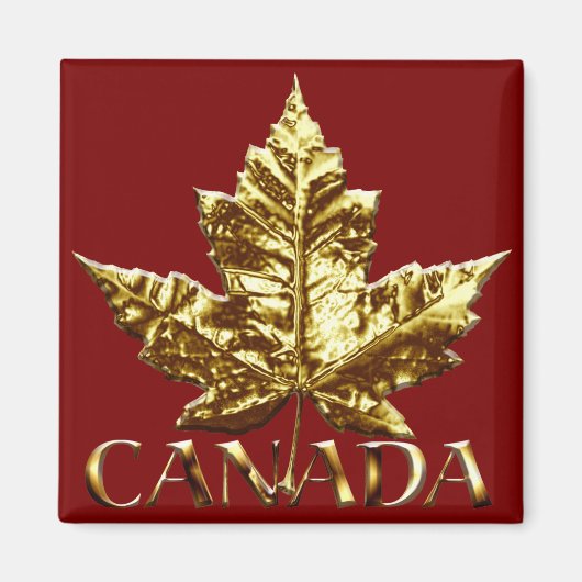 Canada Souvenir Kühlschrankmagnet Gold Canada Gift (Vorne)