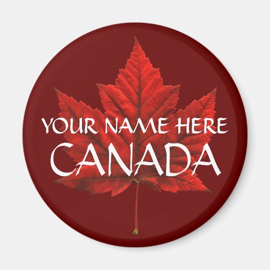 Canada Souvenir Kühlschrankmagnet Personalisierte (Vorne)
